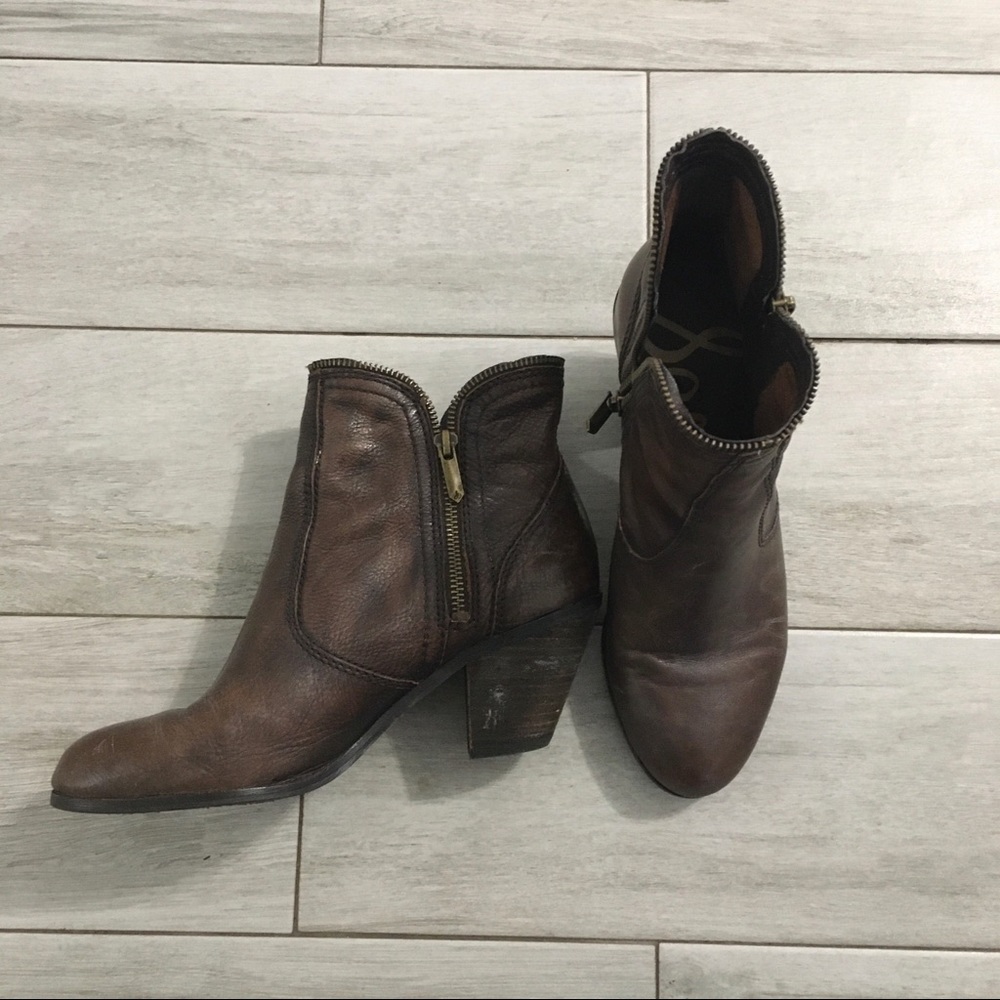 Sam Edelman Ankle Boots with Zipper